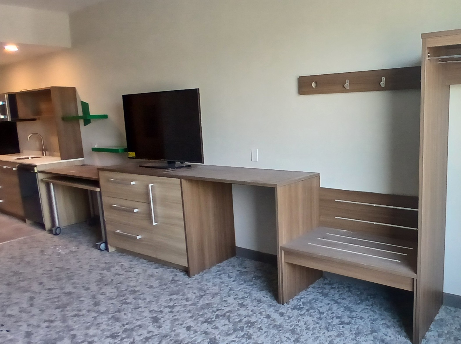 Lobby area install