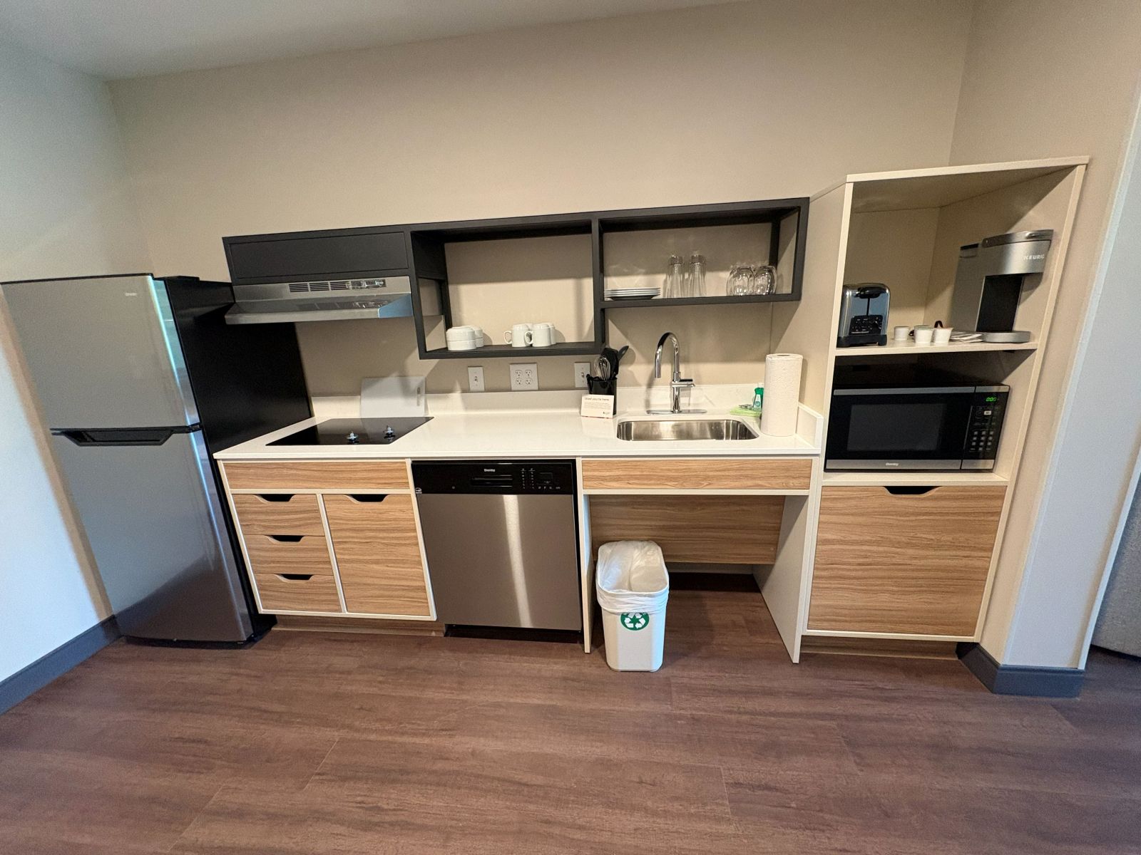 LivSmart Studios Columbia kitchenette installation