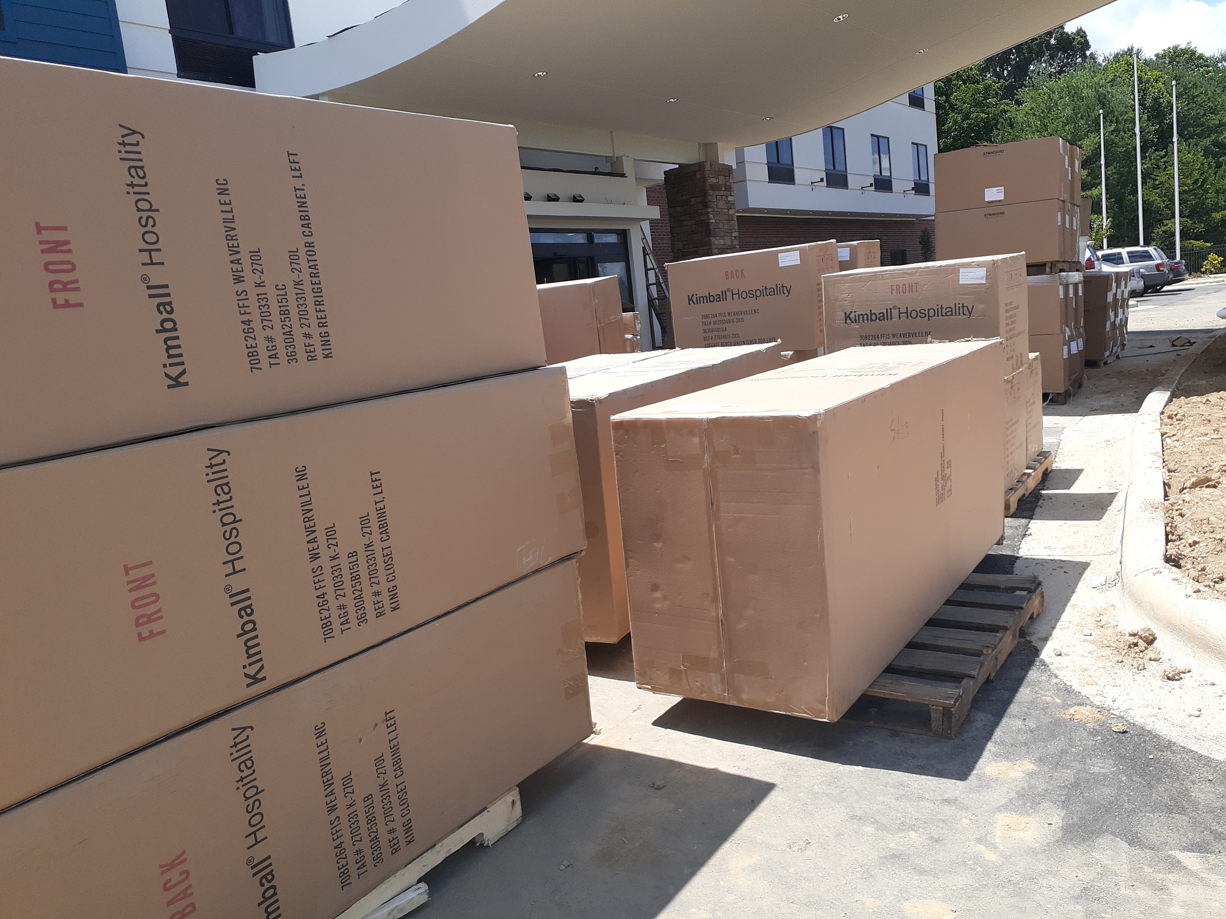 Receiving: product check-in
